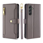 Custodia per telefono in pelle con portafoglio con cerniera a tracolla, For Samsung Galaxy A04e 4G, For Samsung Galaxy A54 5G, For Samsung Galaxy M14 5G