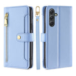 Custodia per telefono in pelle con portafoglio con cerniera a tracolla, For Samsung Galaxy A04e 4G, For Samsung Galaxy A54 5G, For Samsung Galaxy M14 5G