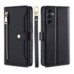 Custodia per telefono in pelle con portafoglio con cerniera a tracolla, For Samsung Galaxy A04e 4G, For Samsung Galaxy A54 5G, For Samsung Galaxy M14 5G