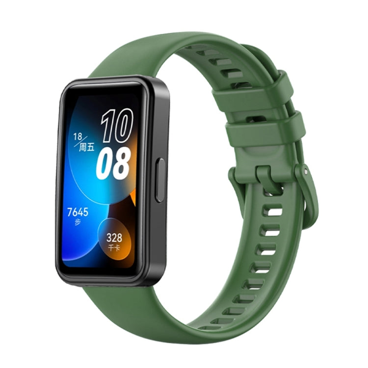 Cinturino di ricambio in silicone tinta unita da 16 mm, For Huawei Band 8