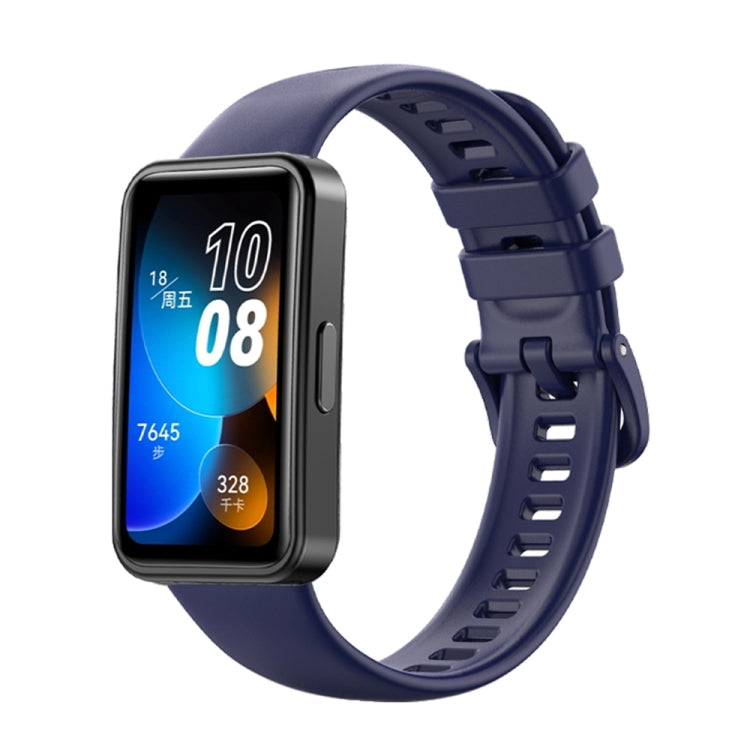 Cinturino di ricambio in silicone tinta unita da 16 mm, For Huawei Band 8