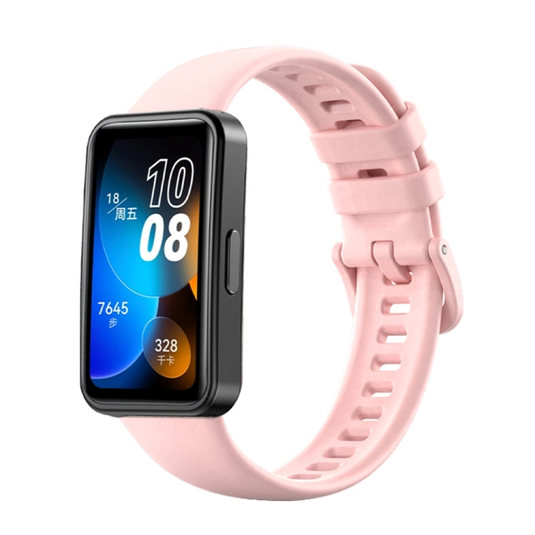 Cinturino di ricambio in silicone tinta unita da 16 mm, For Huawei Band 8