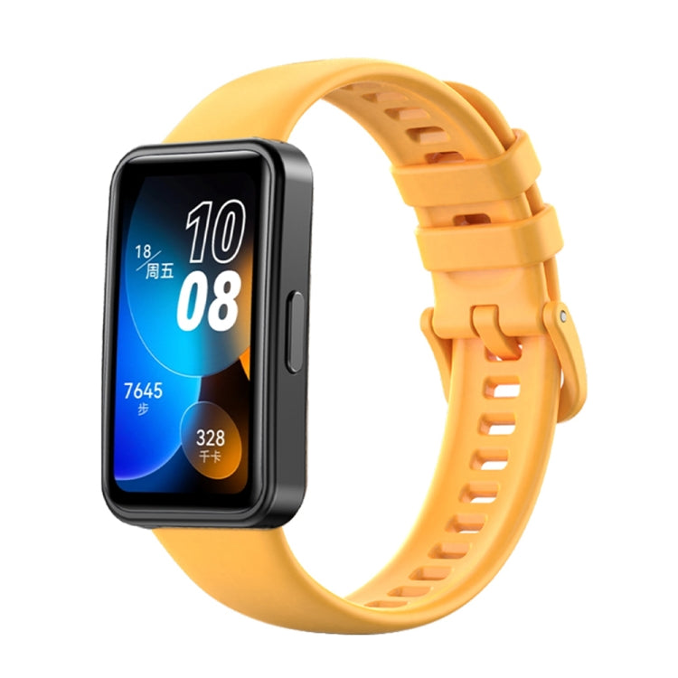 Cinturino di ricambio in silicone tinta unita da 16 mm, For Huawei Band 8