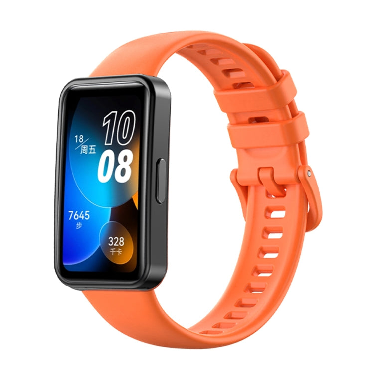 Cinturino di ricambio in silicone tinta unita da 16 mm, For Huawei Band 8