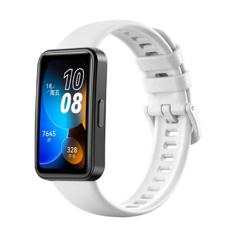 Cinturino di ricambio in silicone tinta unita da 16 mm, For Huawei Band 8