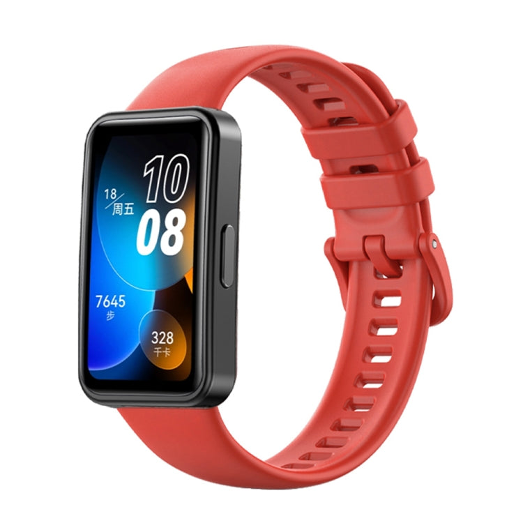 Cinturino di ricambio in silicone tinta unita da 16 mm, For Huawei Band 8