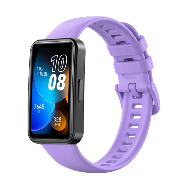 Cinturino di ricambio in silicone tinta unita da 16 mm, For Huawei Band 8