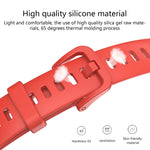 Cinturino di ricambio in silicone tinta unita da 16 mm, For Huawei Band 8