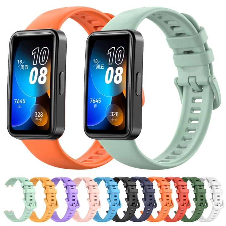 Cinturino di ricambio in silicone tinta unita da 16 mm, For Huawei Band 8