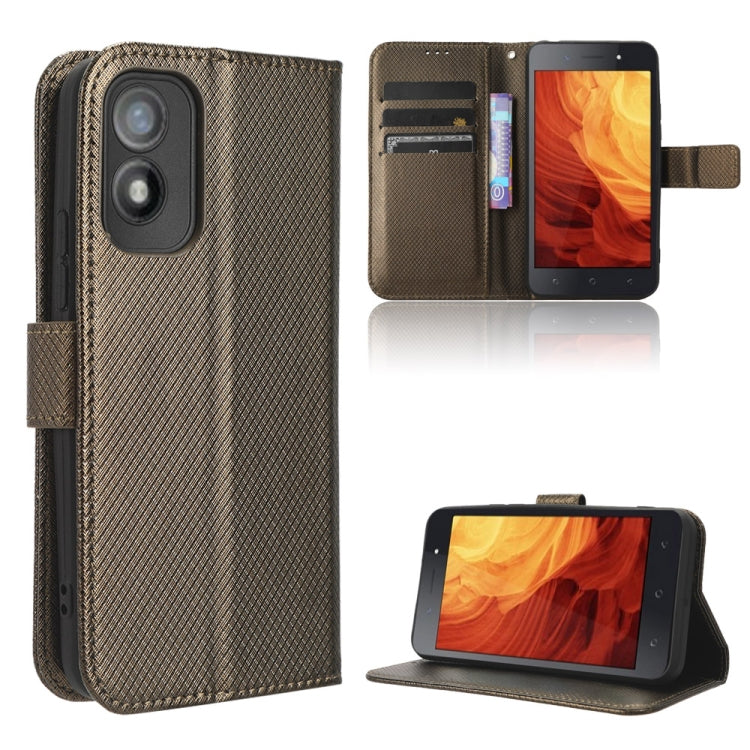 Custodia per telefono in pelle con trama a diamante, For Itel A18, For Motorola Moto G Power 2023, For OPPO A1 5G, For OPPO Find X6 Pro