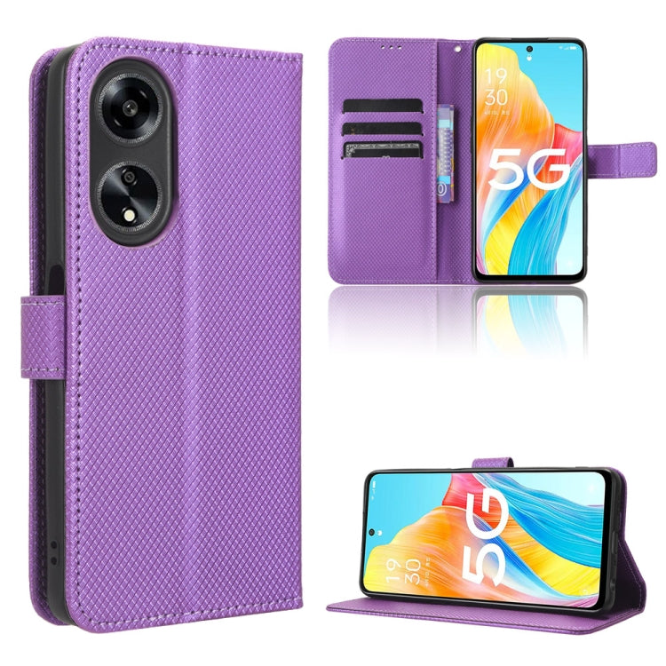 Custodia per telefono in pelle con trama a diamante, For Itel A18, For Motorola Moto G Power 2023, For OPPO A1 5G, For OPPO Find X6 Pro