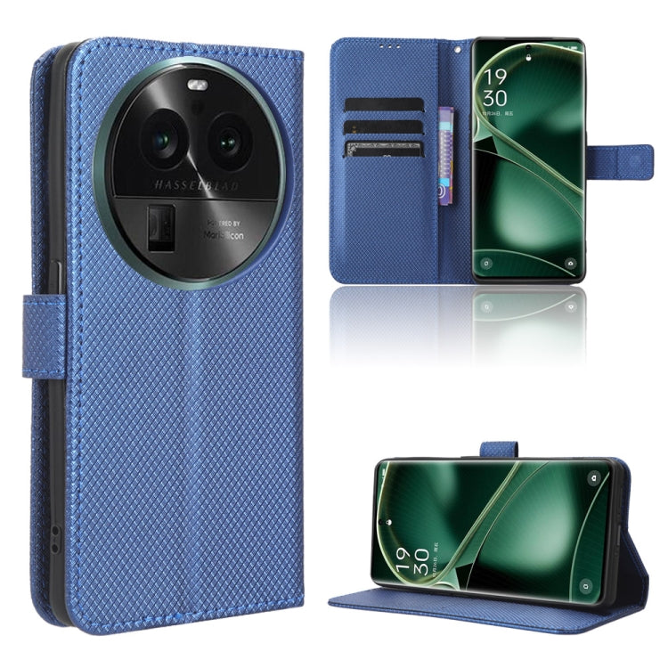 Custodia per telefono in pelle con trama a diamante, For Itel A18, For Motorola Moto G Power 2023, For OPPO A1 5G, For OPPO Find X6 Pro