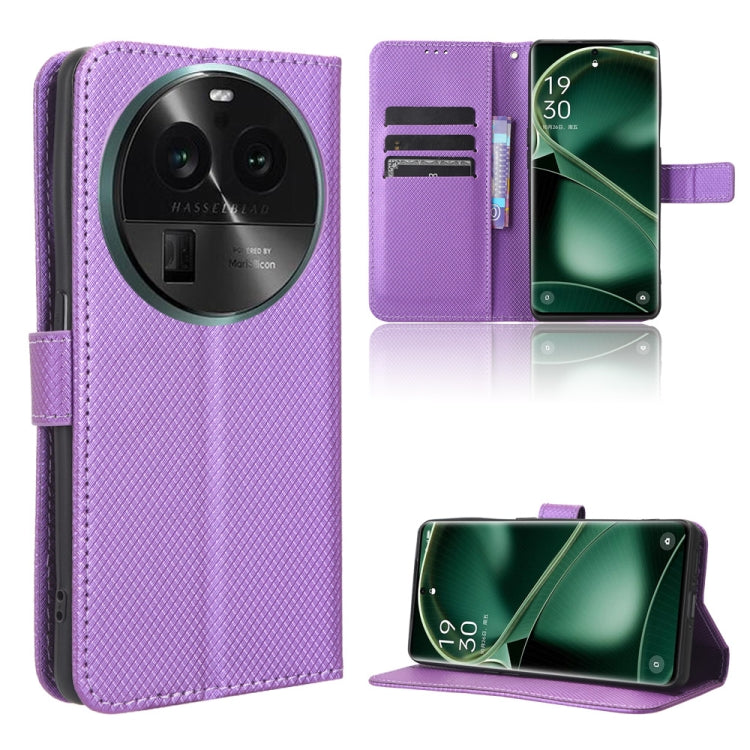 Custodia per telefono in pelle con trama a diamante, For Itel A18, For Motorola Moto G Power 2023, For OPPO A1 5G, For OPPO Find X6 Pro