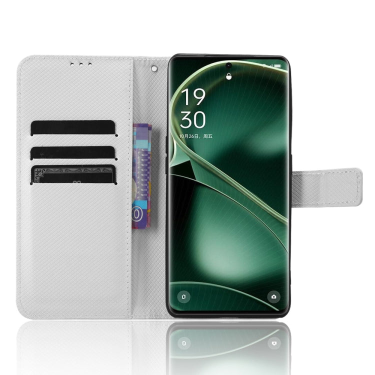 Custodia per telefono in pelle con trama a diamante, For OPPO Find X6, For Realme V30 / V30t 5G, For Orbic Q10 4G, For Tecno Spark 10 4G
