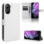 Custodia per telefono in pelle con trama a diamante, For OPPO Find X6, For Realme V30 / V30t 5G, For Orbic Q10 4G, For Tecno Spark 10 4G