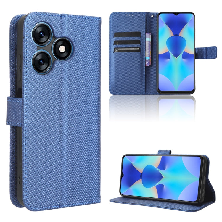 Custodia per telefono in pelle con trama a diamante, For OPPO Find X6, For Realme V30 / V30t 5G, For Orbic Q10 4G, For Tecno Spark 10 4G