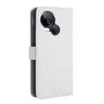 Custodia per telefono in pelle con trama a diamante, For Tecno Spark 10 5G, For Tecno Spark 10 Pro / K17, For Tecno Spark 10C, For vivo iQOO Z7x