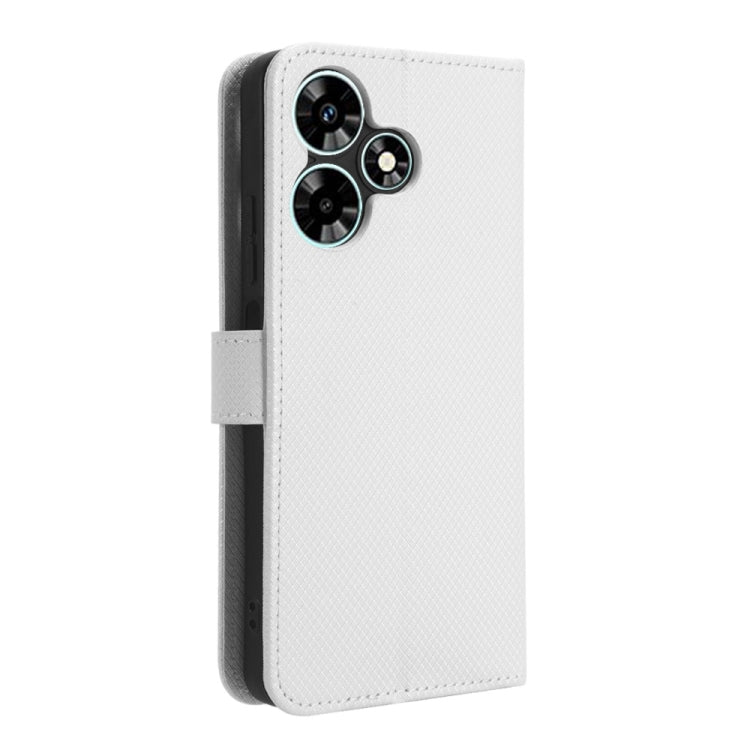 Custodia per telefono in pelle con trama a diamante, For Infinix Hot 30 4G X6831, For Infinix Hot 30 Play, For Infinix Hot 30i / 30i NFC, For Doogee X97 / X97 Pro