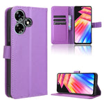 Custodia per telefono in pelle con trama a diamante, For Infinix Hot 30 4G X6831, For Infinix Hot 30 Play, For Infinix Hot 30i / 30i NFC, For Doogee X97 / X97 Pro