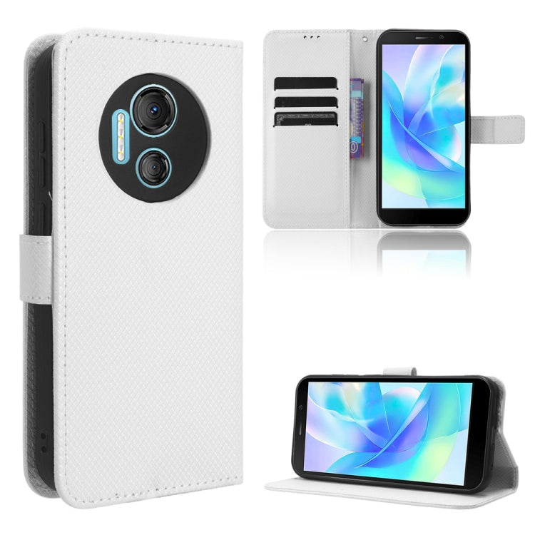 Custodia per telefono in pelle con trama a diamante, For Infinix Hot 30 4G X6831, For Infinix Hot 30 Play, For Infinix Hot 30i / 30i NFC, For Doogee X97 / X97 Pro