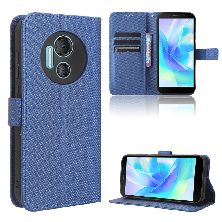 Custodia per telefono in pelle con trama a diamante, For Infinix Hot 30 4G X6831, For Infinix Hot 30 Play, For Infinix Hot 30i / 30i NFC, For Doogee X97 / X97 Pro