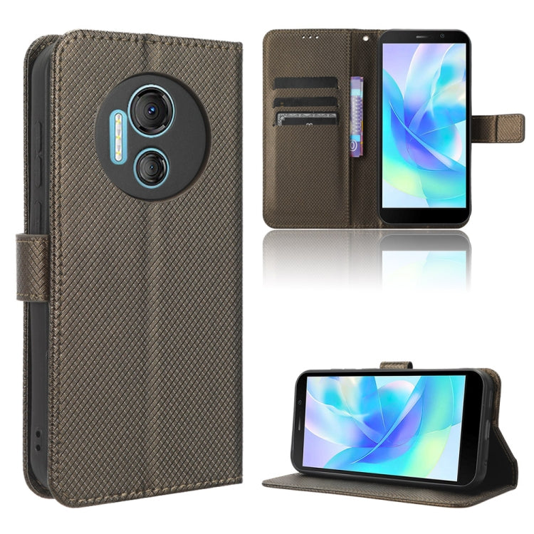 Custodia per telefono in pelle con trama a diamante, For Infinix Hot 30 4G X6831, For Infinix Hot 30 Play, For Infinix Hot 30i / 30i NFC, For Doogee X97 / X97 Pro