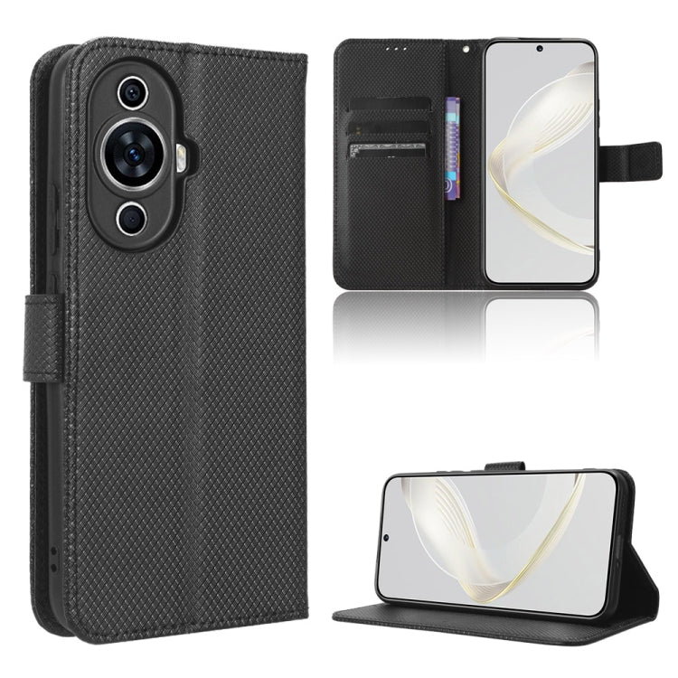 Custodia per telefono in pelle con trama a diamante, For Xiaomi Redmi Note 12 4G Global, For Huawei nova 11 Pro, For Huawei nova 11, For Huawei P60 Art