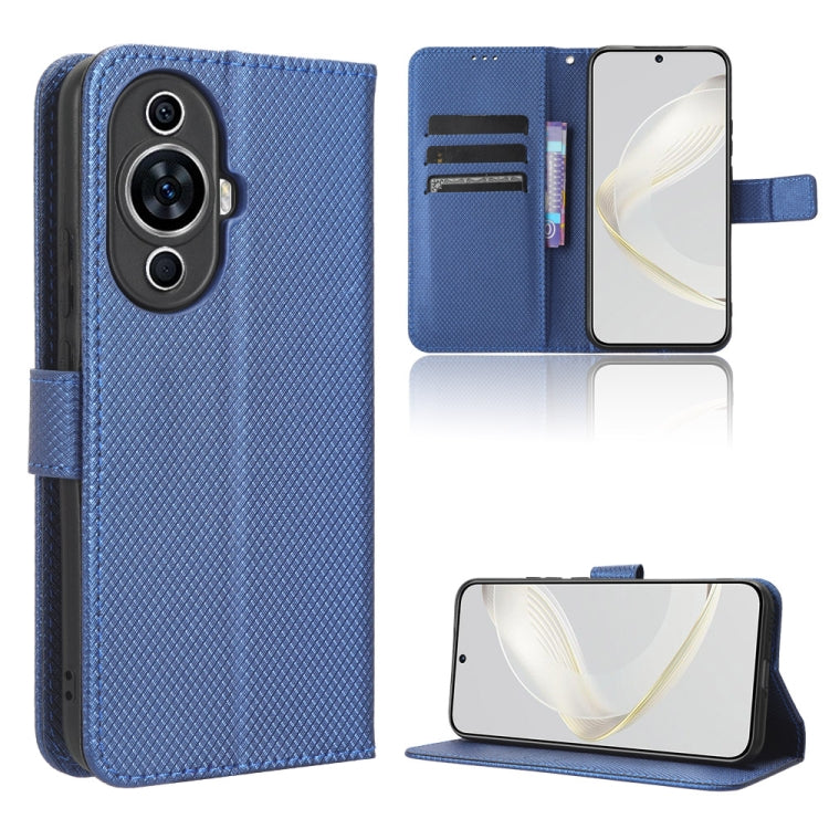 Custodia per telefono in pelle con trama a diamante, For Xiaomi Redmi Note 12 4G Global, For Huawei nova 11 Pro, For Huawei nova 11, For Huawei P60 Art