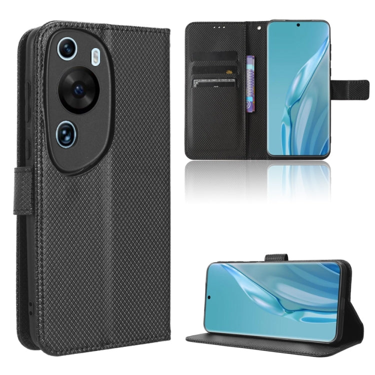 Custodia per telefono in pelle con trama a diamante, For Xiaomi Redmi Note 12 4G Global, For Huawei nova 11 Pro, For Huawei nova 11, For Huawei P60 Art