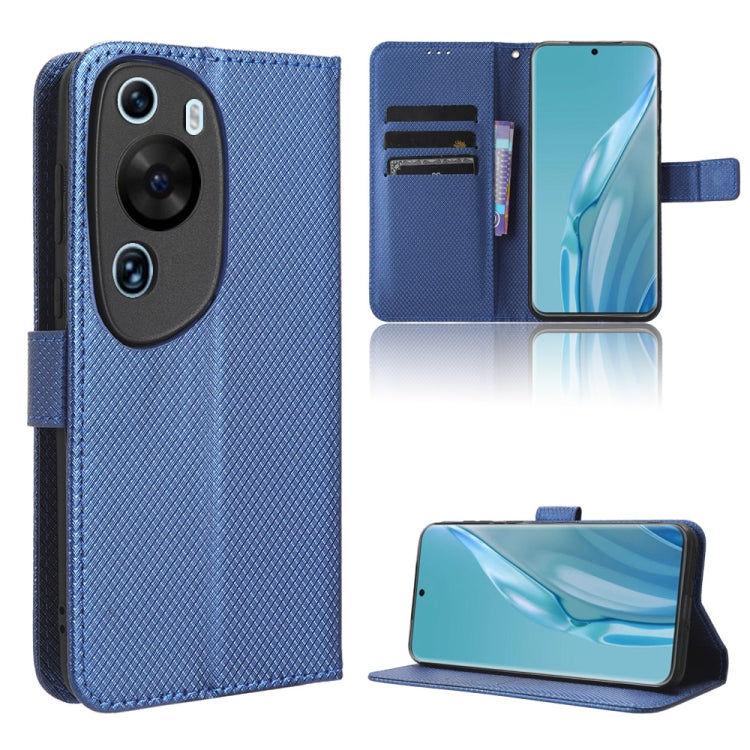Custodia per telefono in pelle con trama a diamante, For Xiaomi Redmi Note 12 4G Global, For Huawei nova 11 Pro, For Huawei nova 11, For Huawei P60 Art