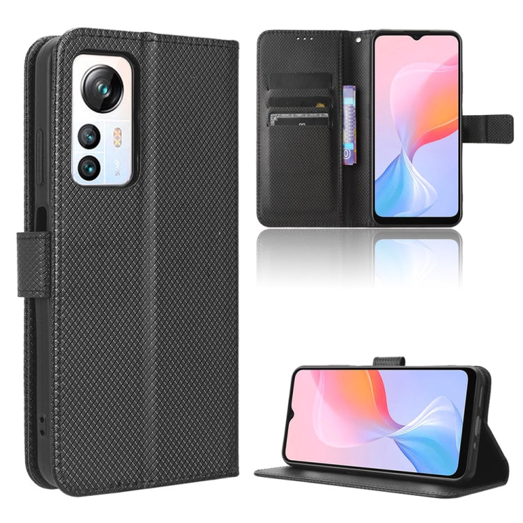 Custodia per telefono in pelle con trama a diamante, For Huawei P60 / P60 Pro, For Huawei Enjoy 60 4G, For Huawei Maimang 20, For Blackview A85