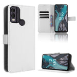 Custodia per telefono in pelle con trama a diamante, For Nokia C22, For Nokia C32 4G, For Nokia C12, For Nokia G22 4G
