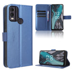 Custodia per telefono in pelle con trama a diamante, For Nokia C22, For Nokia C32 4G, For Nokia C12, For Nokia G22 4G