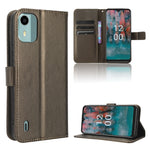Custodia per telefono in pelle con trama a diamante, For Nokia C22, For Nokia C32 4G, For Nokia C12, For Nokia G22 4G