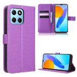 Custodia per telefono in pelle con trama a diamante, For Honor 70 Lite / X6 4G, For Samsung Galaxy F14 Global, For Samsung Galaxy M14 5G, For Xiaomi 13 Ultra