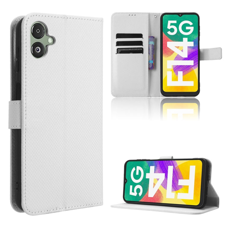 Custodia per telefono in pelle con trama a diamante, For Honor 70 Lite / X6 4G, For Samsung Galaxy F14 Global, For Samsung Galaxy M14 5G, For Xiaomi 13 Ultra