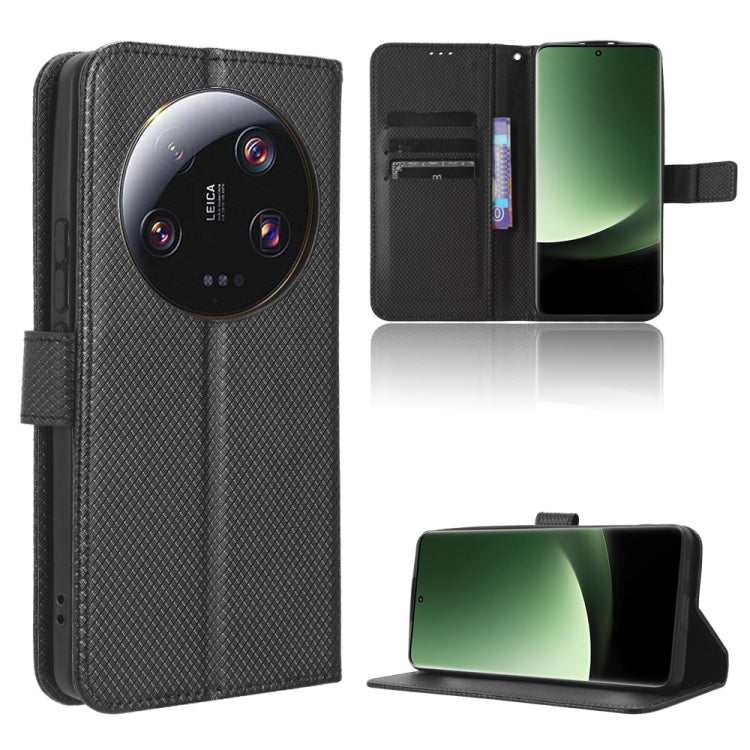 Custodia per telefono in pelle con trama a diamante, For Honor 70 Lite / X6 4G, For Samsung Galaxy F14 Global, For Samsung Galaxy M14 5G, For Xiaomi 13 Ultra