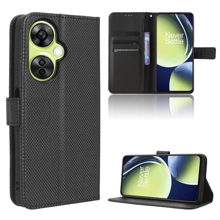 Custodia per telefono in pelle con trama a diamante, For Xiaomi Redmi Note 12 Turbo 5G, For OnePlus Nord CE 3 Lite, For ZTE Nubia Z50 Ultra