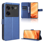 Custodia per telefono in pelle con trama a diamante, For Xiaomi Redmi Note 12 Turbo 5G, For OnePlus Nord CE 3 Lite, For ZTE Nubia Z50 Ultra