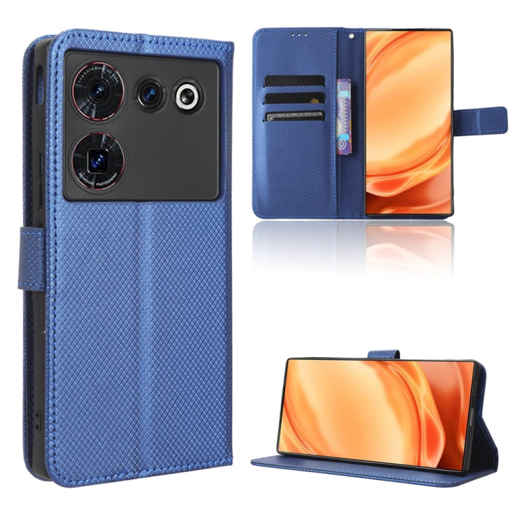 Custodia per telefono in pelle con trama a diamante, For Xiaomi Redmi Note 12 Turbo 5G, For OnePlus Nord CE 3 Lite, For ZTE Nubia Z50 Ultra