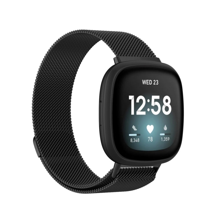 Cinturino Milanese Magnetico in Acciaio per Fitbit Versa 4 e 3
