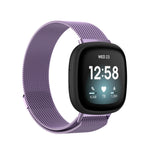 Cinturino Milanese Magnetico In Tessuto Metallico, Misura Piccola, For Fitbit Versa 4 / 3