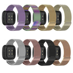 Cinturino Milanese Magnetico in Acciaio per Fitbit Versa 4 e 3