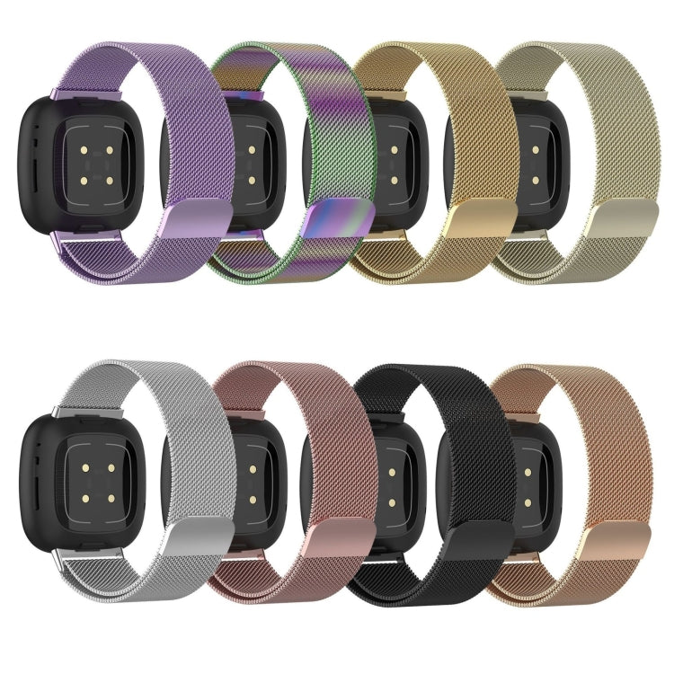 Cinturino Milanese Magnetico in Acciaio per Fitbit Versa 4 e 3