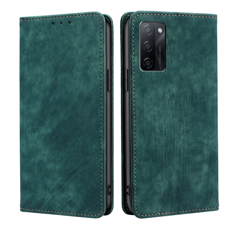 Custodia per telefono in pelle magnetica con spazzola antifurto RFID, For vivo iQOO Z7x, For OPPO A55S 5G, For Realme GT Neo5 SE, For Xiaomi Redmi Note 12 Turbo