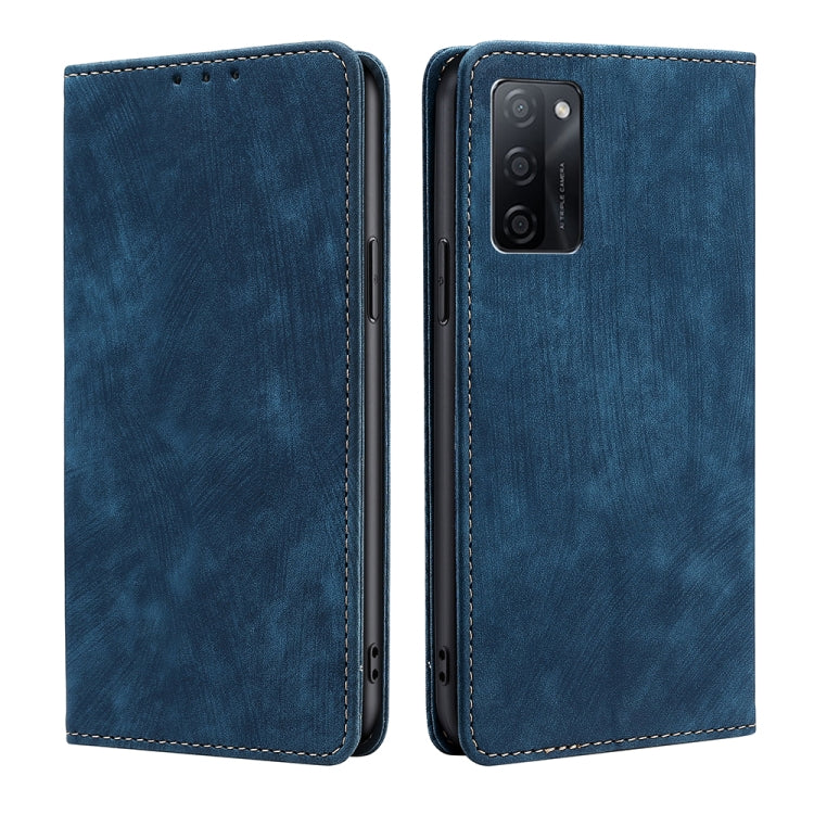 Custodia per telefono in pelle magnetica con spazzola antifurto RFID, For vivo iQOO Z7x, For OPPO A55S 5G, For Realme GT Neo5 SE, For Xiaomi Redmi Note 12 Turbo
