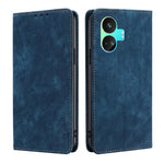 Custodia per telefono in pelle magnetica con spazzola antifurto RFID, For vivo iQOO Z7x, For OPPO A55S 5G, For Realme GT Neo5 SE, For Xiaomi Redmi Note 12 Turbo