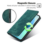 Custodia per telefono in pelle magnetica con spazzola antifurto RFID, For Kyocera Digno SX3-KYG02, For Nokia C12, For Nokia C22, For Nokia C32