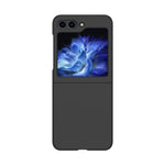 Custodia per telefono con sensazione di pelle per PC a iniezione di carburante, For Samsung Galaxy Z Flip5