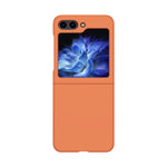 Custodia per telefono con sensazione di pelle per PC a iniezione di carburante, For Samsung Galaxy Z Flip5